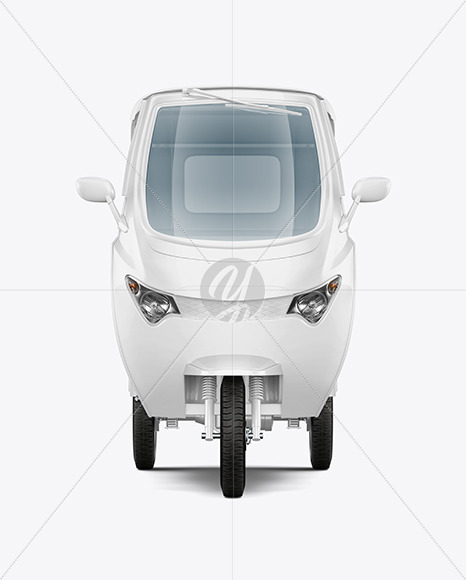 Tuk Tuk Mockup - Front View