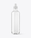 500ml Clear PET Water Bottle Mockup