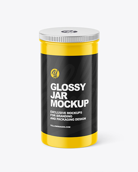 Glossy Jar Mockup