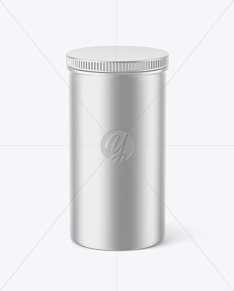 Metallic Jar Mockup