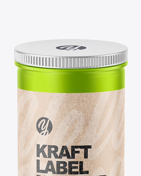 Metallic Jar Mockup