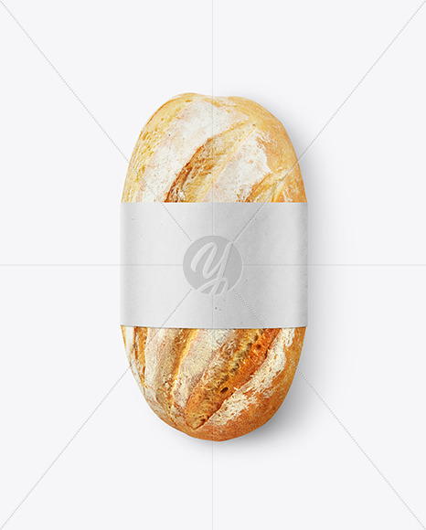 Bread with Kraft Label Mockup