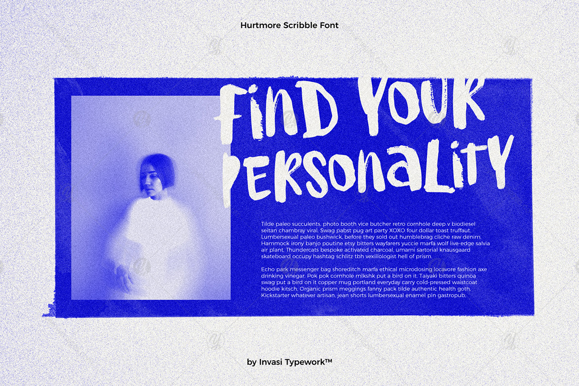 Hurtmore - Scribbles Font Hurtmore - Scribbles Font