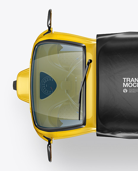 Tuk Tuk Mockup - Top View
