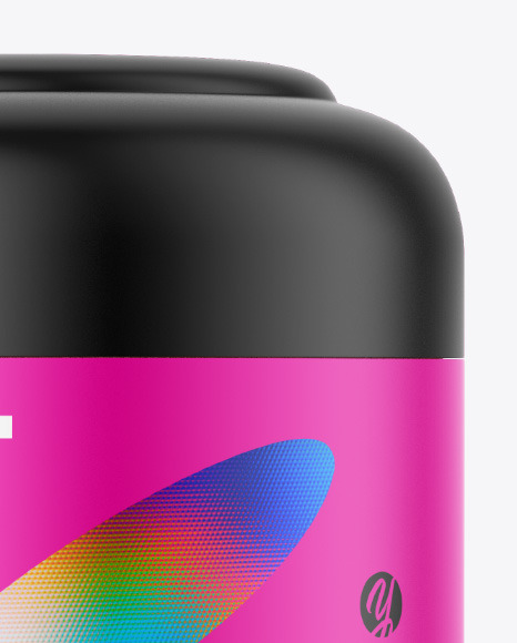 Matte Cosmetic Jar Mockup Matte Cosmetic Jar Mockup