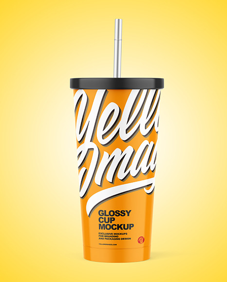 Glossy Cup Mockup