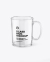 Clear Glass Mug Mockup