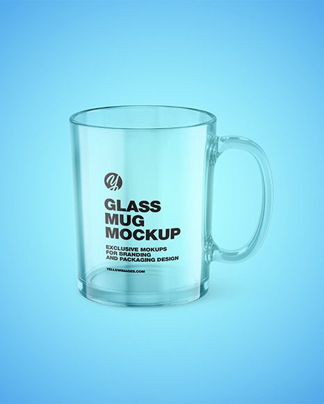 Clear Glass Mug Mockup