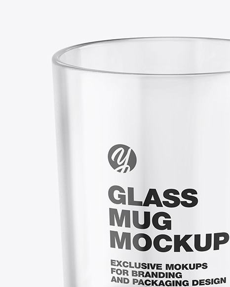 Clear Glass Mug Mockup