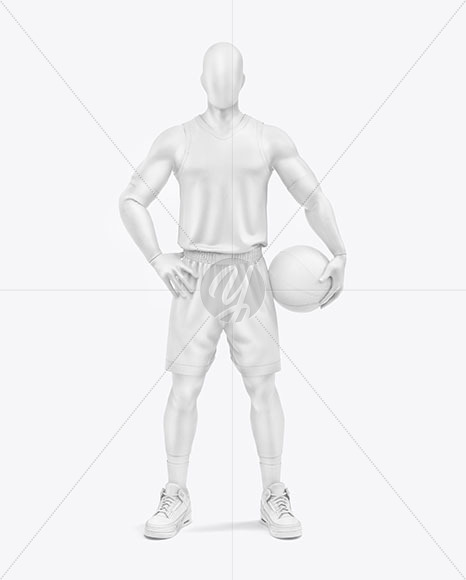 Basketball Kit Mockup - Front View