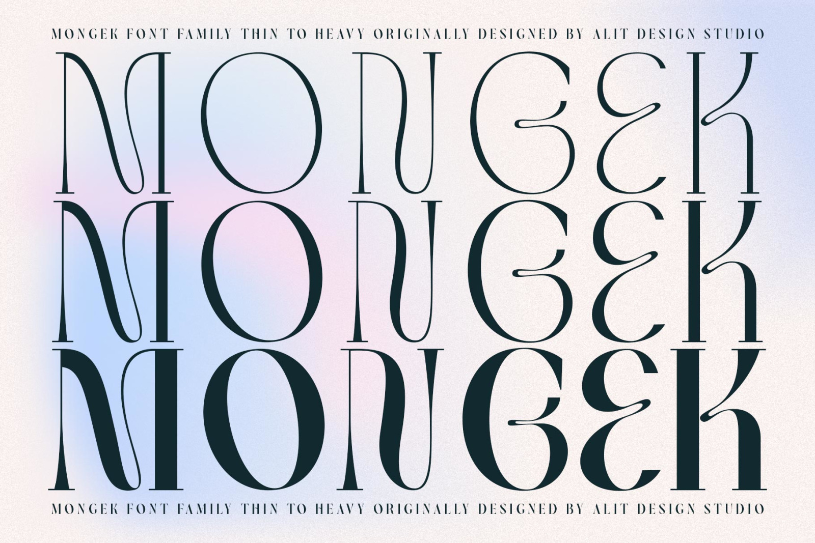 Mongek Typeface Mongek Typeface