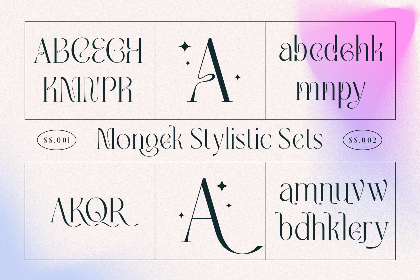 Mongek Typeface Mongek Typeface