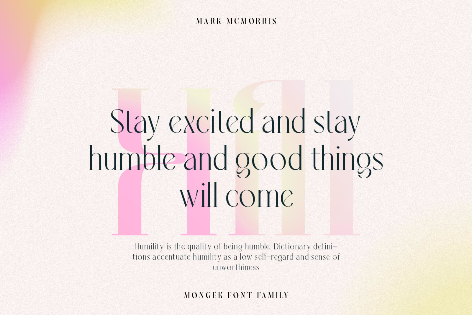 Mongek Typeface Mongek Typeface