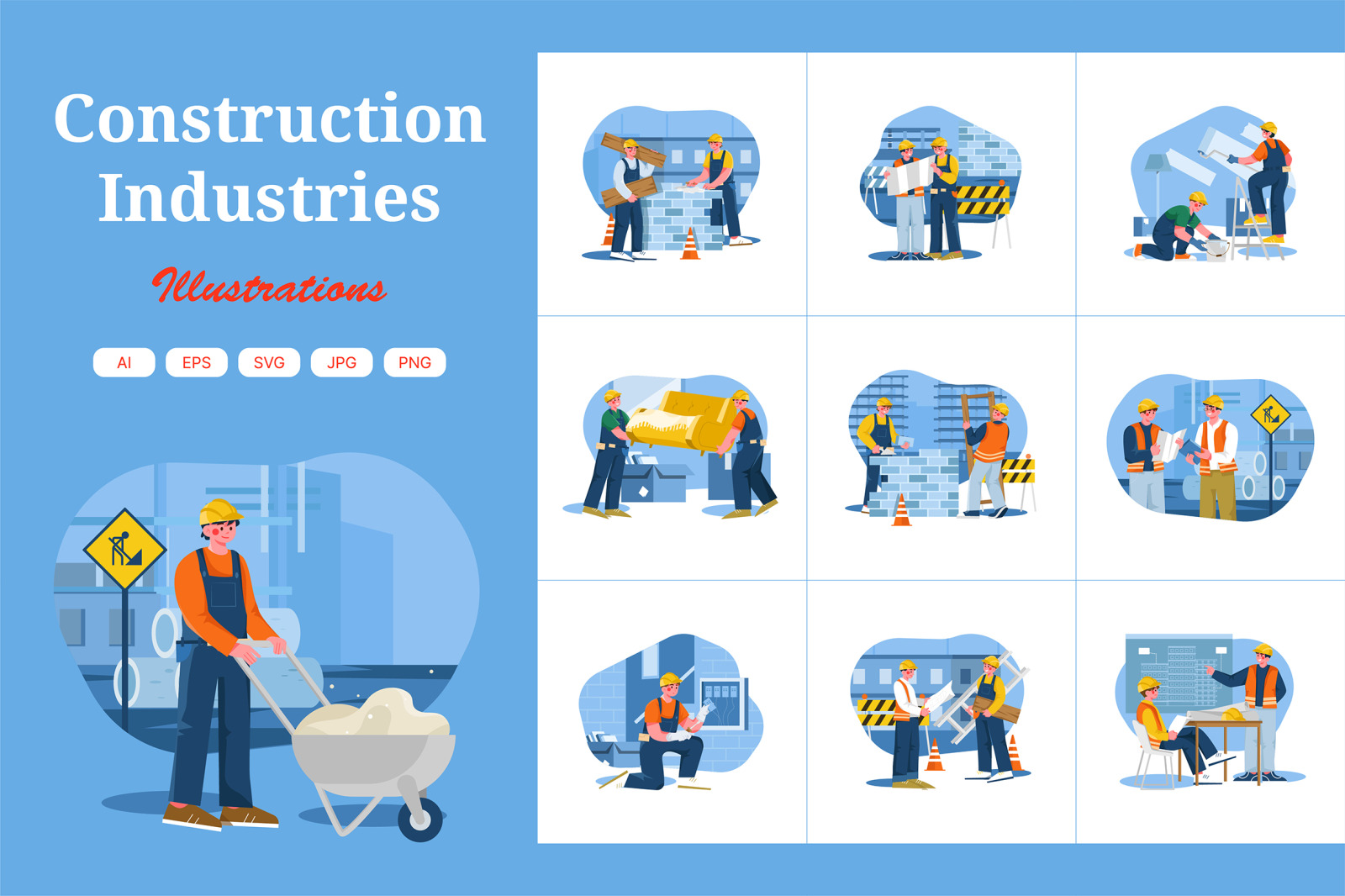 M431_Construction Illustration Pack M431_Construction Illustration Pack
