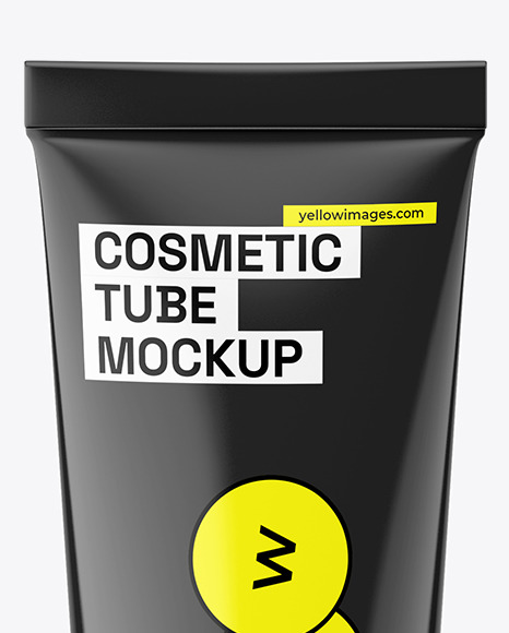 Glossy Cosmetic Tube Mockup