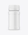 Glossy Plastic Jar Mockup