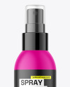 Matte Cosmetic Spray Bottle Mockup