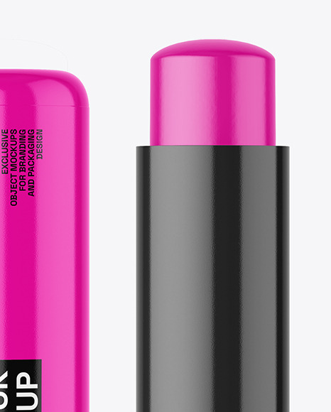 Glossy Lipstick Mockup