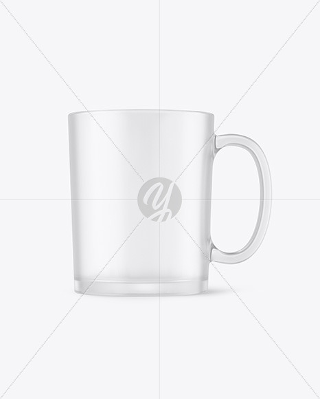 Frosted Glass Mug Mockup