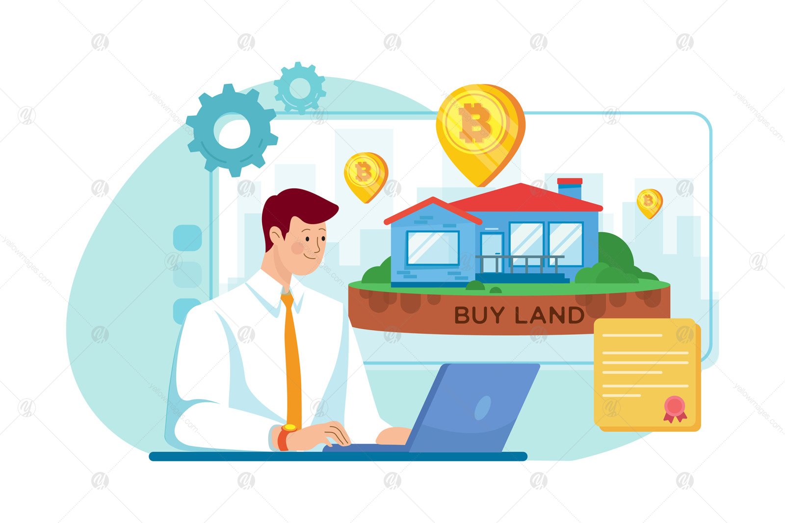 M438_Bitcoin & Blockchain Illustrations M438_Bitcoin & Blockchain Illustrations