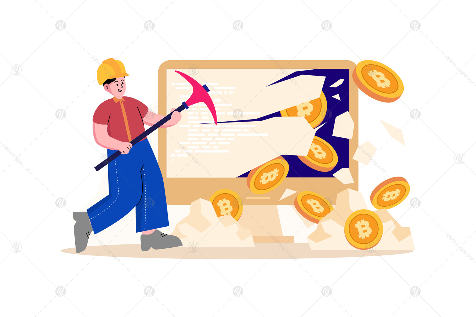 M439_Cryptocurrency Illustration Pack M439_Cryptocurrency Illustration Pack