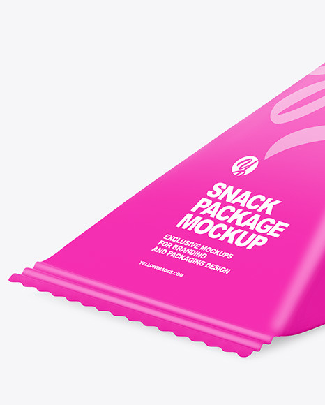 Matte Triangular Package Mockup