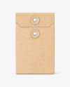 Kraft Paper Box With String Closure Mockup