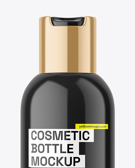 Glossy Cosmetic Bottle Mockup