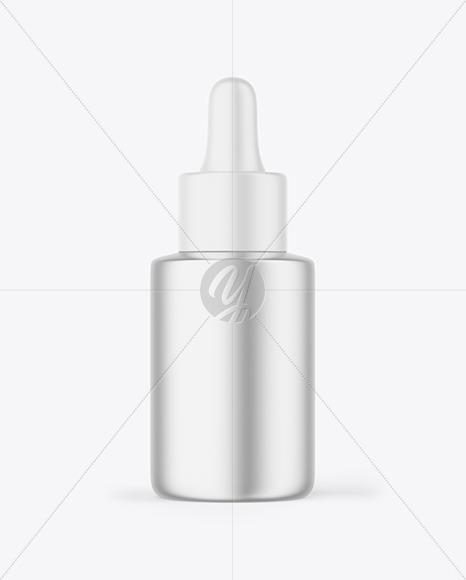 Metallic Dropper Bottle Mockup