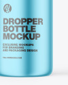 Metallic Dropper Bottle Mockup