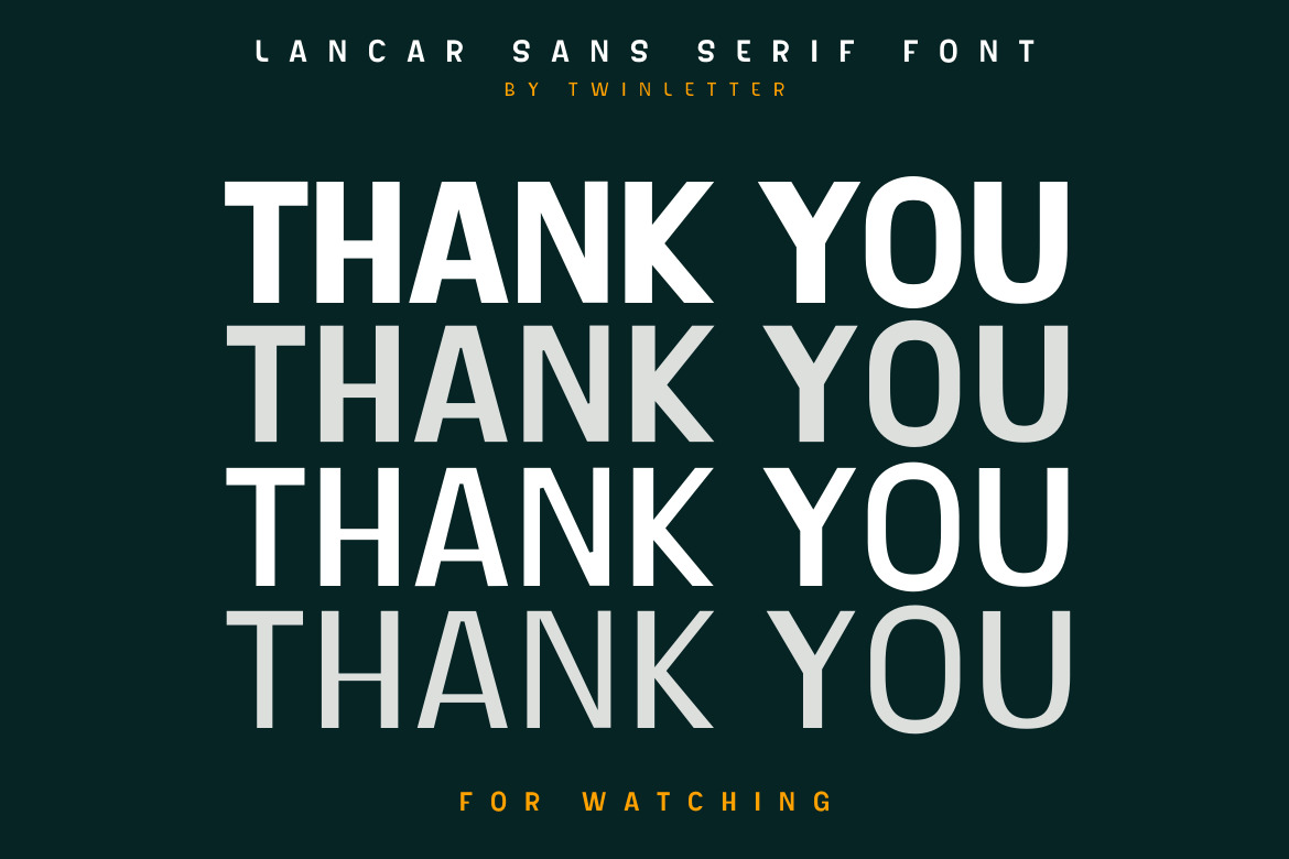 Lancar Font