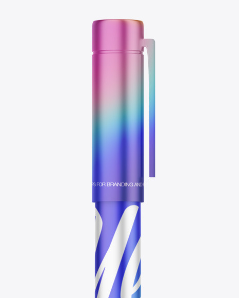 Metallic Pen Mockup