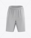 Basketball Shorts Mockup - Front &amp; Back View