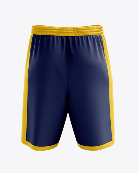 Basketball Shorts Mockup - Front & Back View