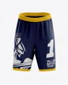 Basketball Shorts Mockup - Front &amp; Back View