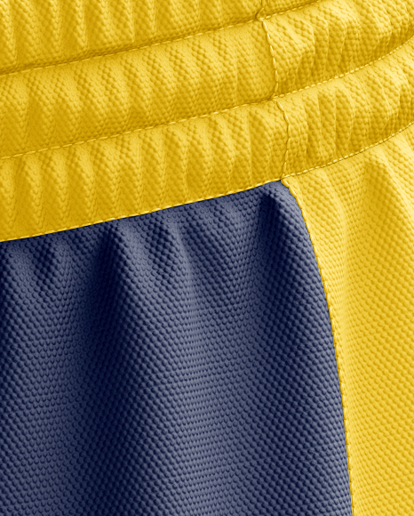 Basketball Shorts Mockup - Front 3/4 View