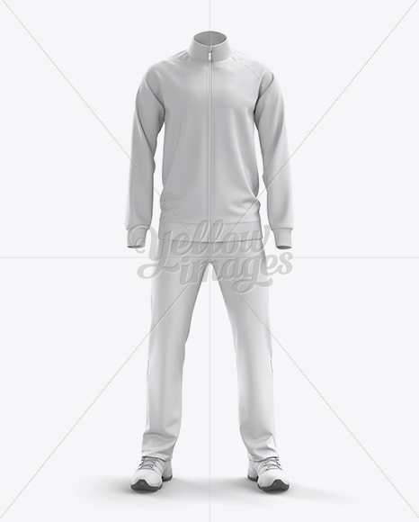 Men's Tracksuit Mock-up / Front View