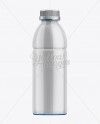 500ml PET Juice Bottle w/ Shrink Sleeve Label Mockup