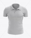 Men's Polo Mockup - Front View