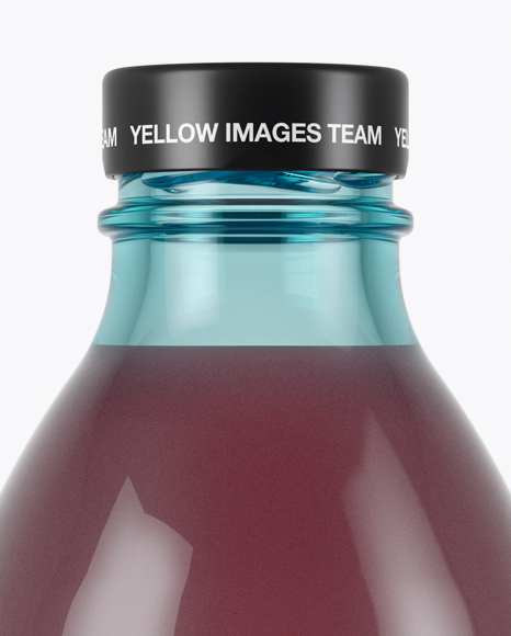 330ml Blue Glass Berry Juice Bottle Mockup 330ml Blue Glass Berry Juice Bottle Mockup