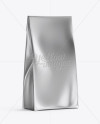 Metallic Paper Bag Mockup - Half Side View