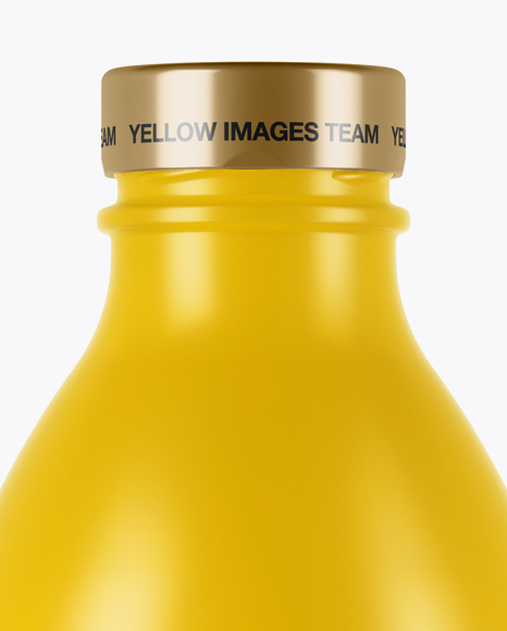 330ml Glossy Juice Bottle Mockup