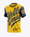 Men's T-Shirt Mockup - Half Side View Men's T-Shirt Mockup - Half Side View