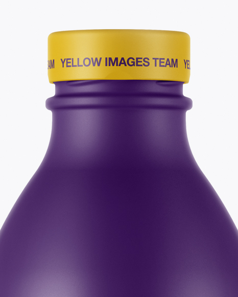 330ml Matte Juice Bottle Mockup