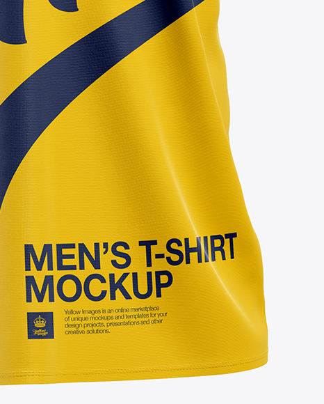 Men&#039;s T-Shirt Mockup - Front View