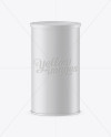 Matte Powder Can Mockup Matte Powder Can Mockup