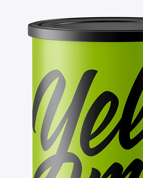 Matte Powder Can Mockup Matte Powder Can Mockup