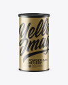 Metallic Powder Can Mockup Metallic Powder Can Mockup