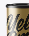 Metallic Powder Can Mockup Metallic Powder Can Mockup