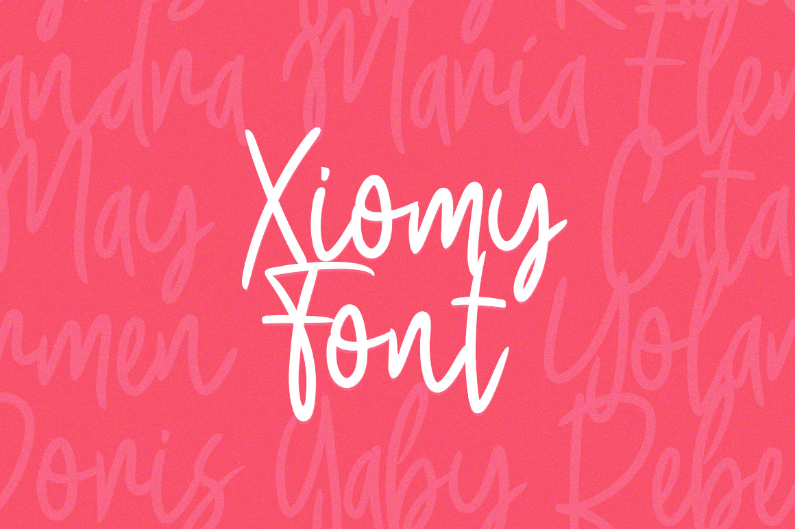 Xiomy Hand Font